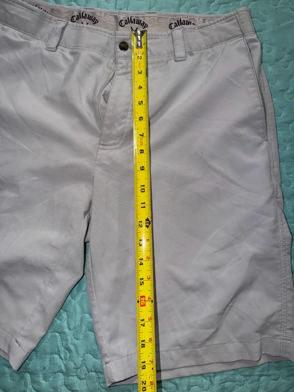 Callaway Men's White Performance Golf Shorts Size 34 - Picture 4 of 4